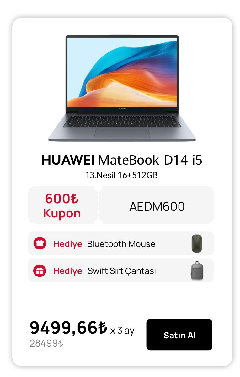 HUAWEI MateBook D14 i5