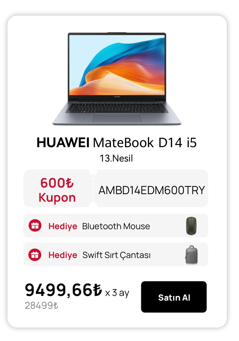 HUAWEI MateBook D14 i5