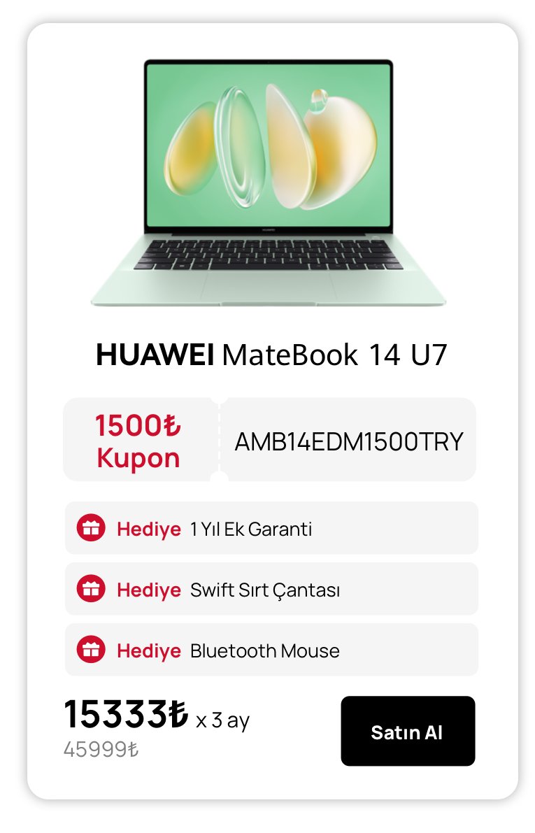 HUAWEI MateBook 14 U7