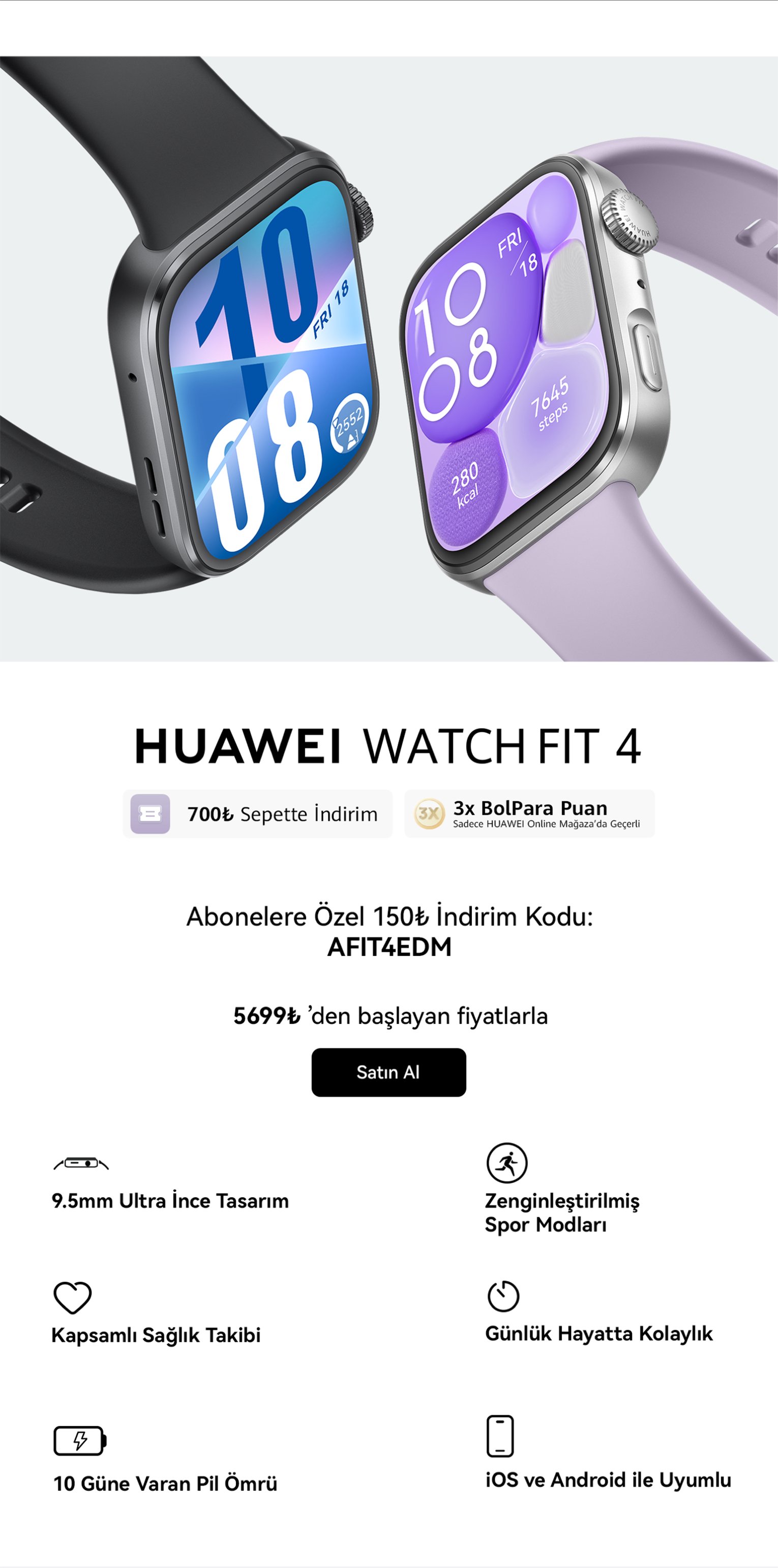 HUAWEI Watch FIT 4